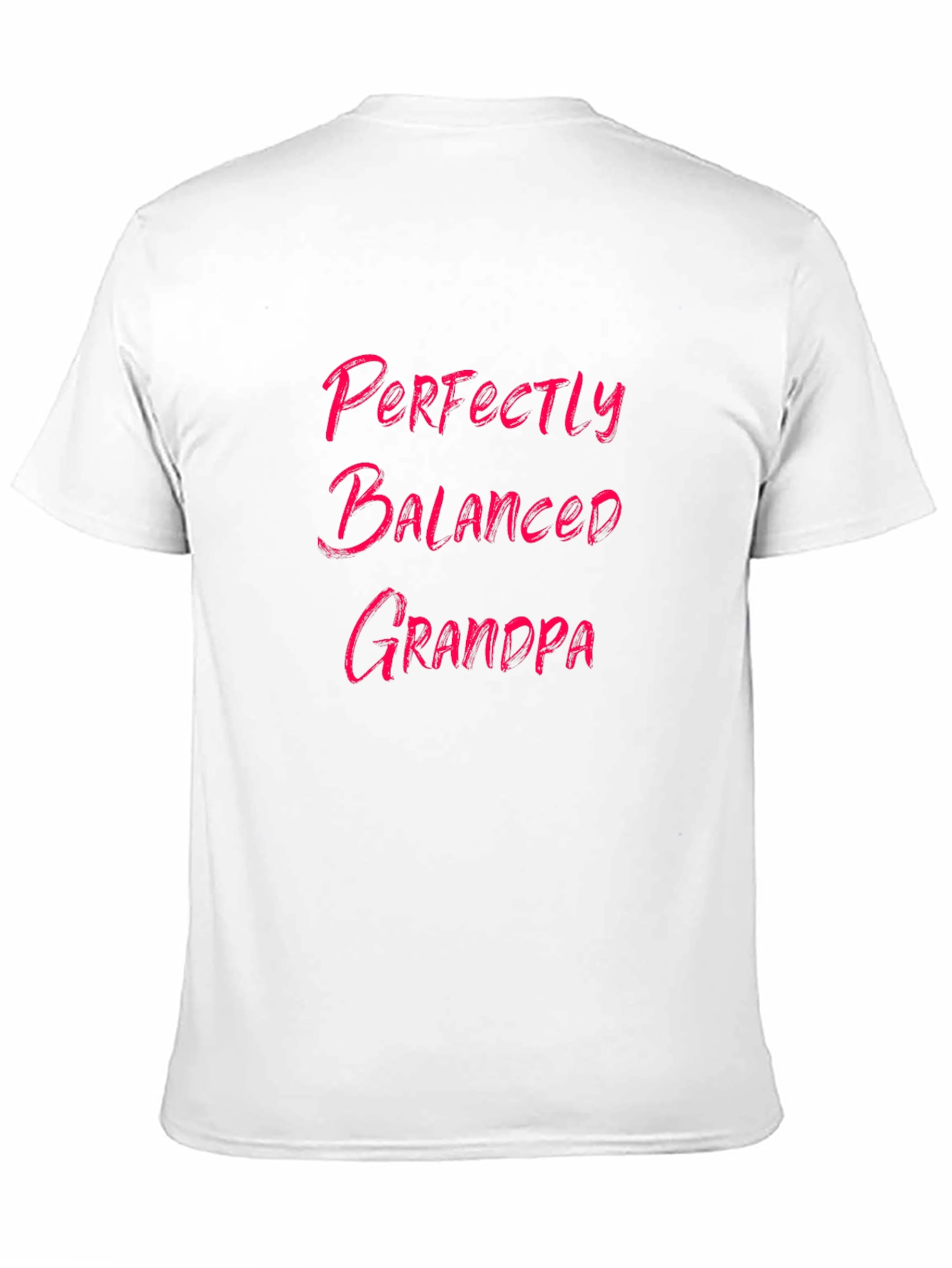 Perfectly Balanced Grandpa Black T-Shirt