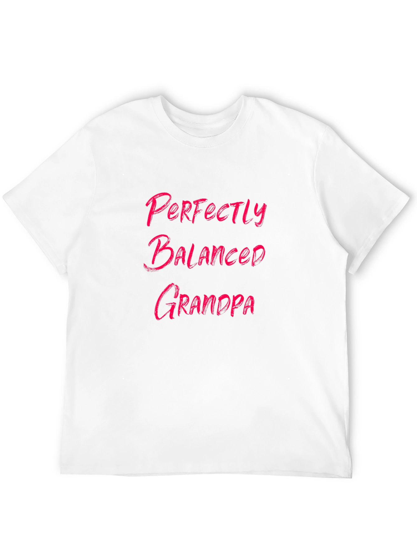 Perfectly Balanced Grandpa Black T-Shirt
