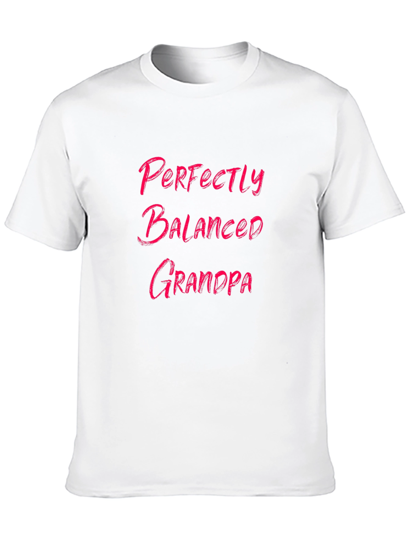 Perfectly Balanced Grandpa Black T-Shirt