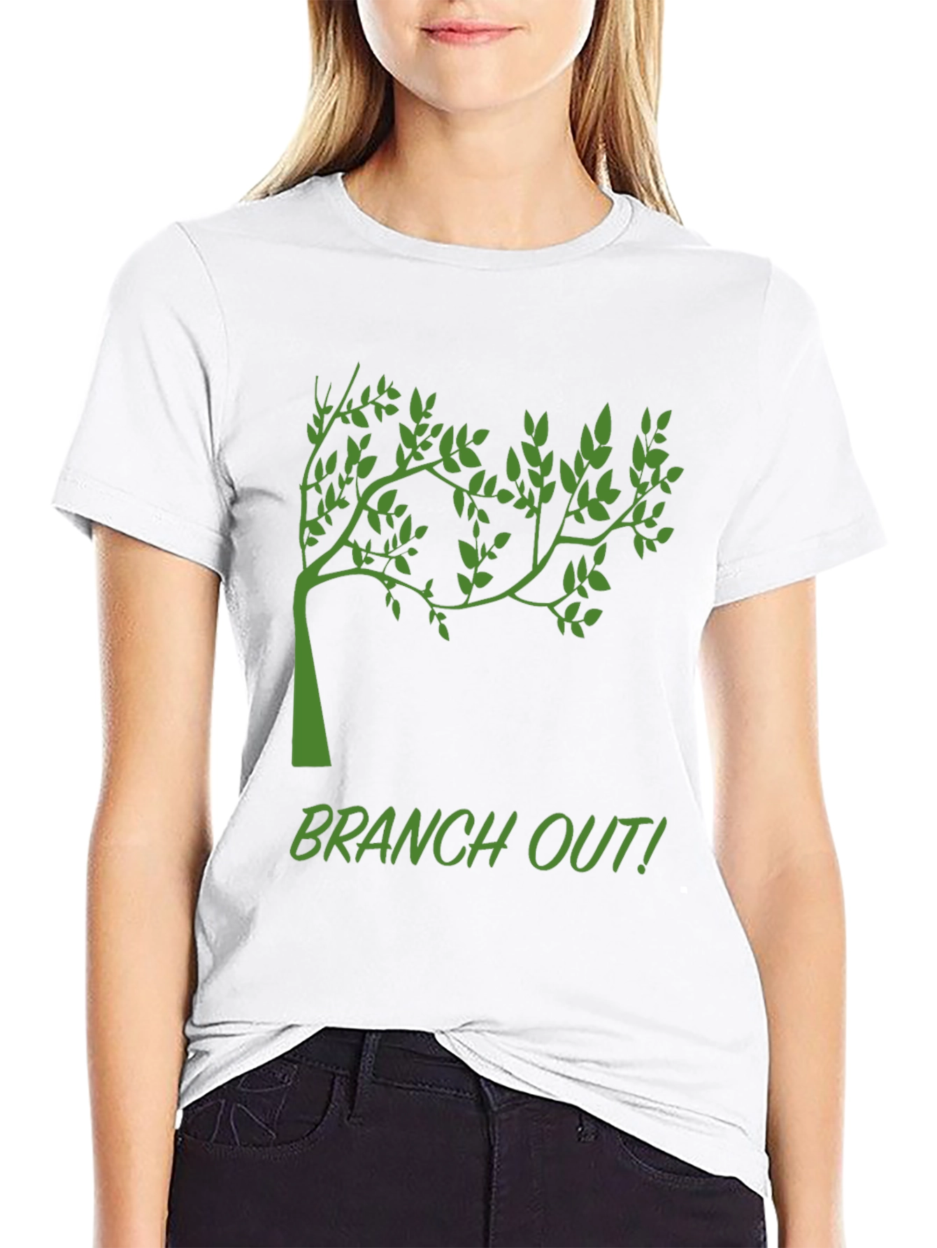 Branch Out Black T-Shirt - Nature Inspired Tee