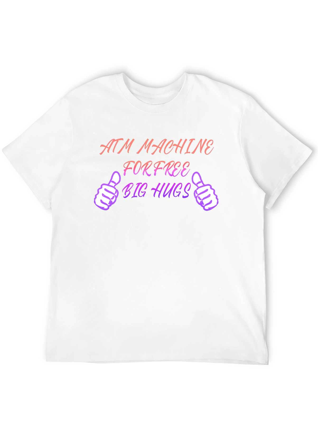 ATM Machine for Free Big Hugs Black T-Shirt