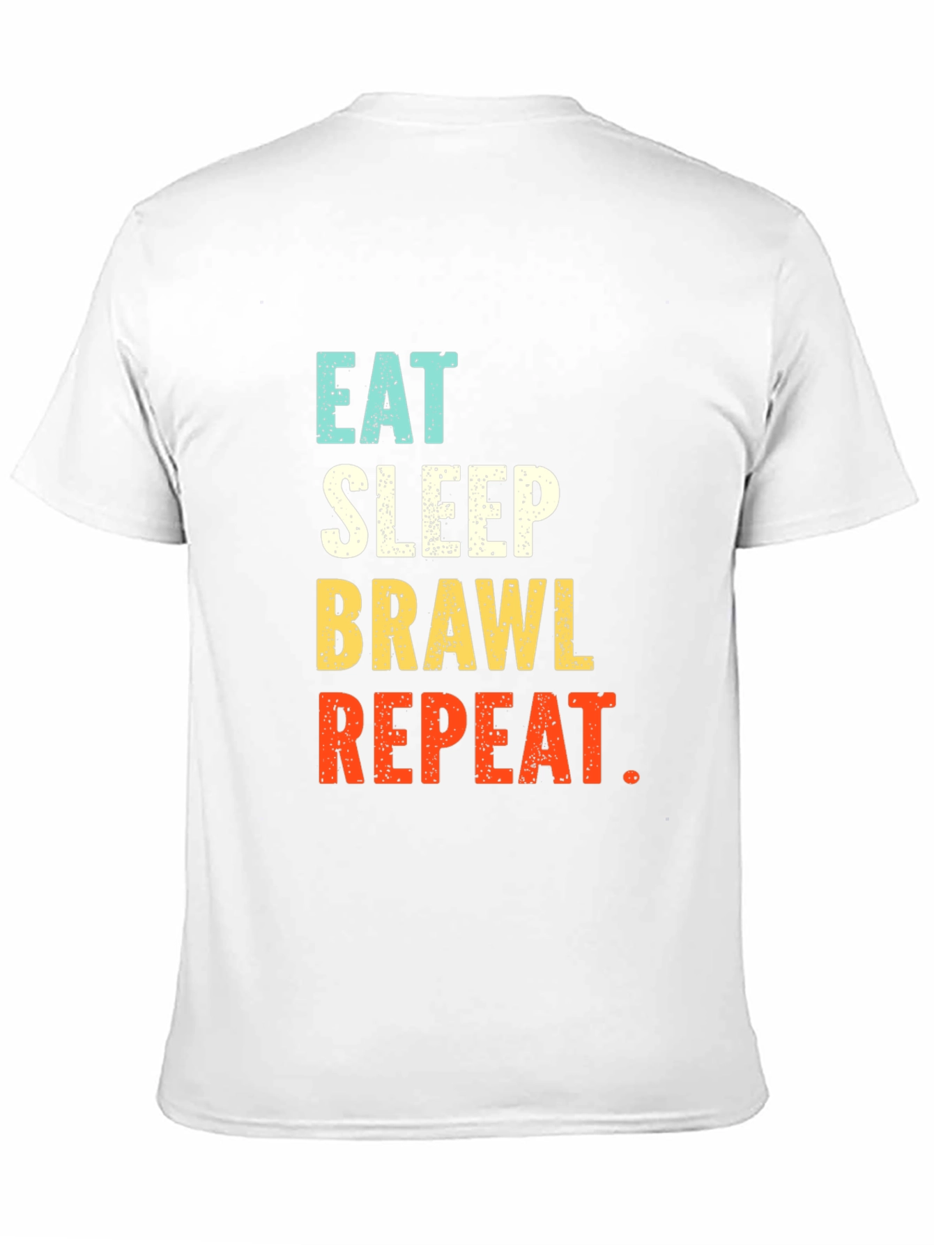 Eat Sleep Brawl Repeat T-Shirt - Gamer Tee