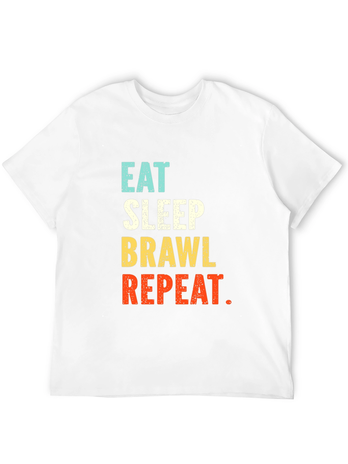 Eat Sleep Brawl Repeat T-Shirt - Gamer Tee