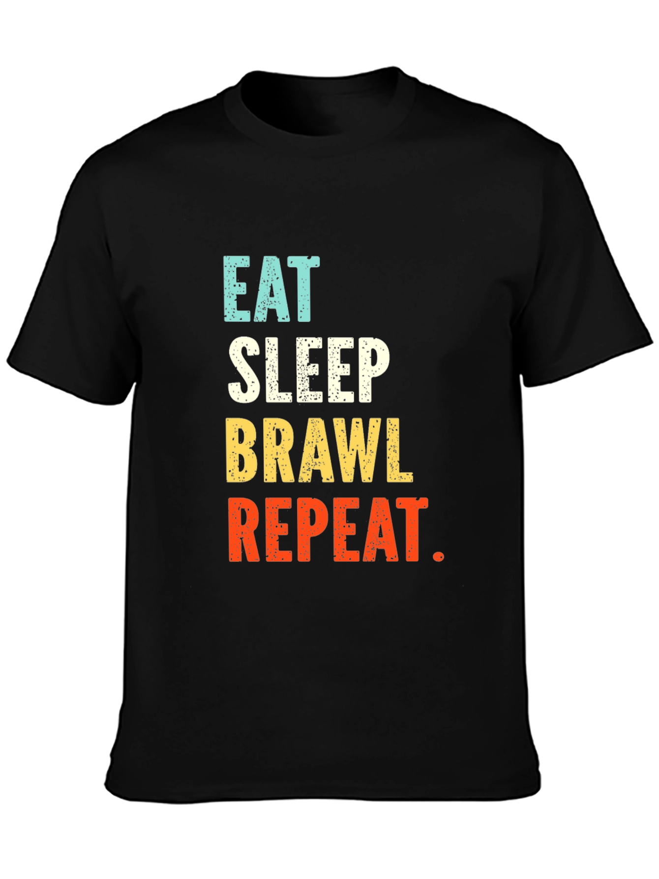 Eat Sleep Brawl Repeat T-Shirt - Gamer Tee