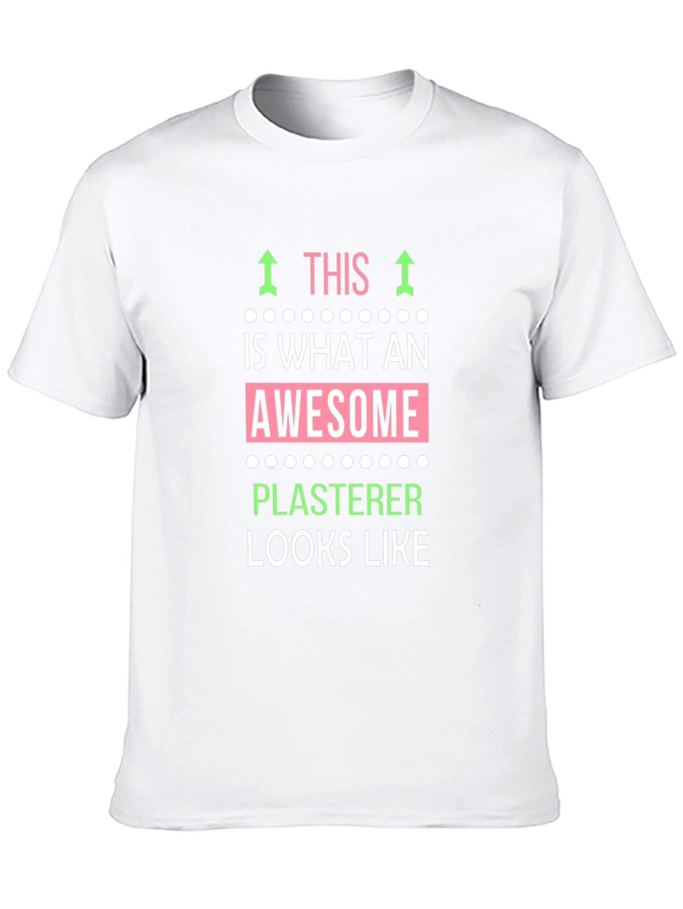 Awesome Plasterer T-Shirt - Black