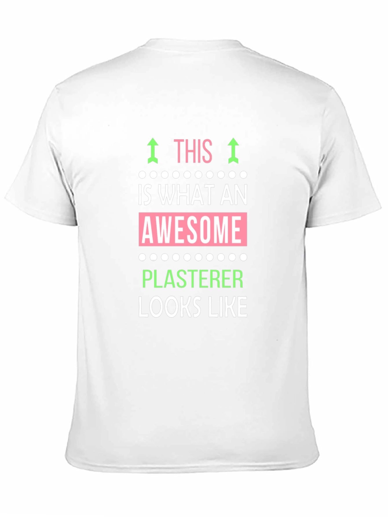 Awesome Plasterer T-Shirt - Black