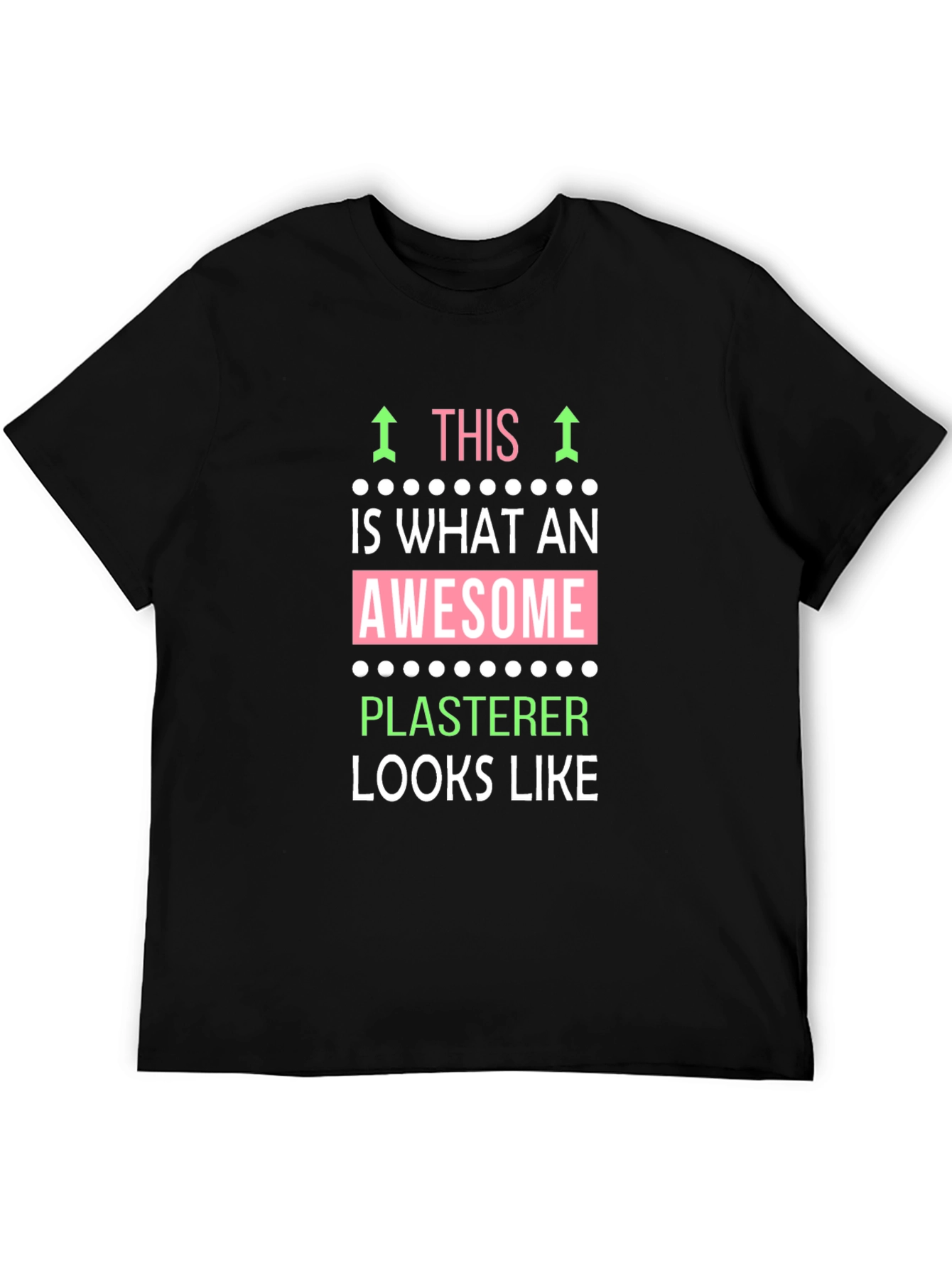 Awesome Plasterer T-Shirt - Black
