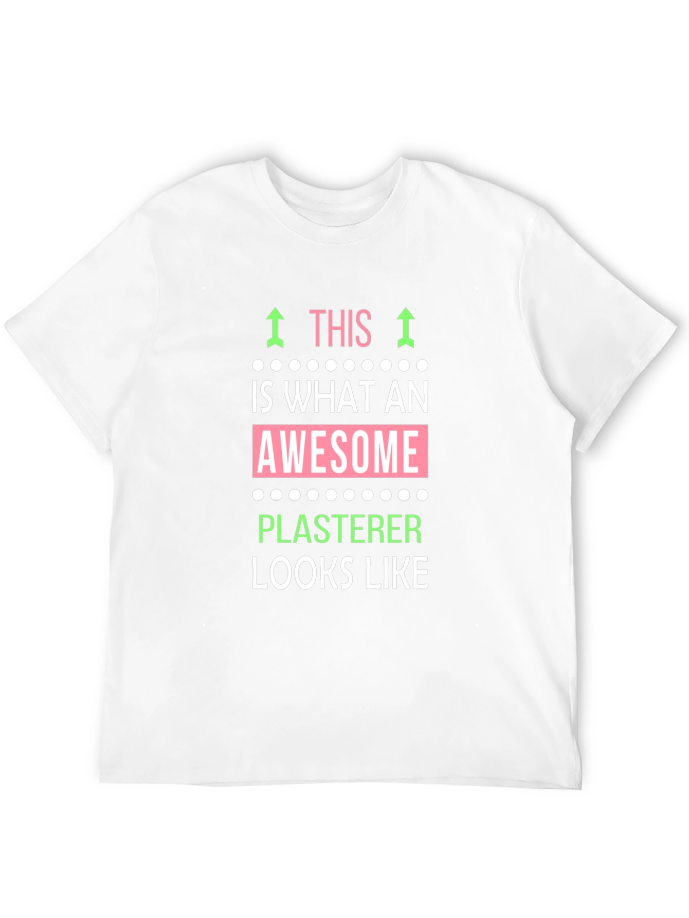 Awesome Plasterer T-Shirt - Black