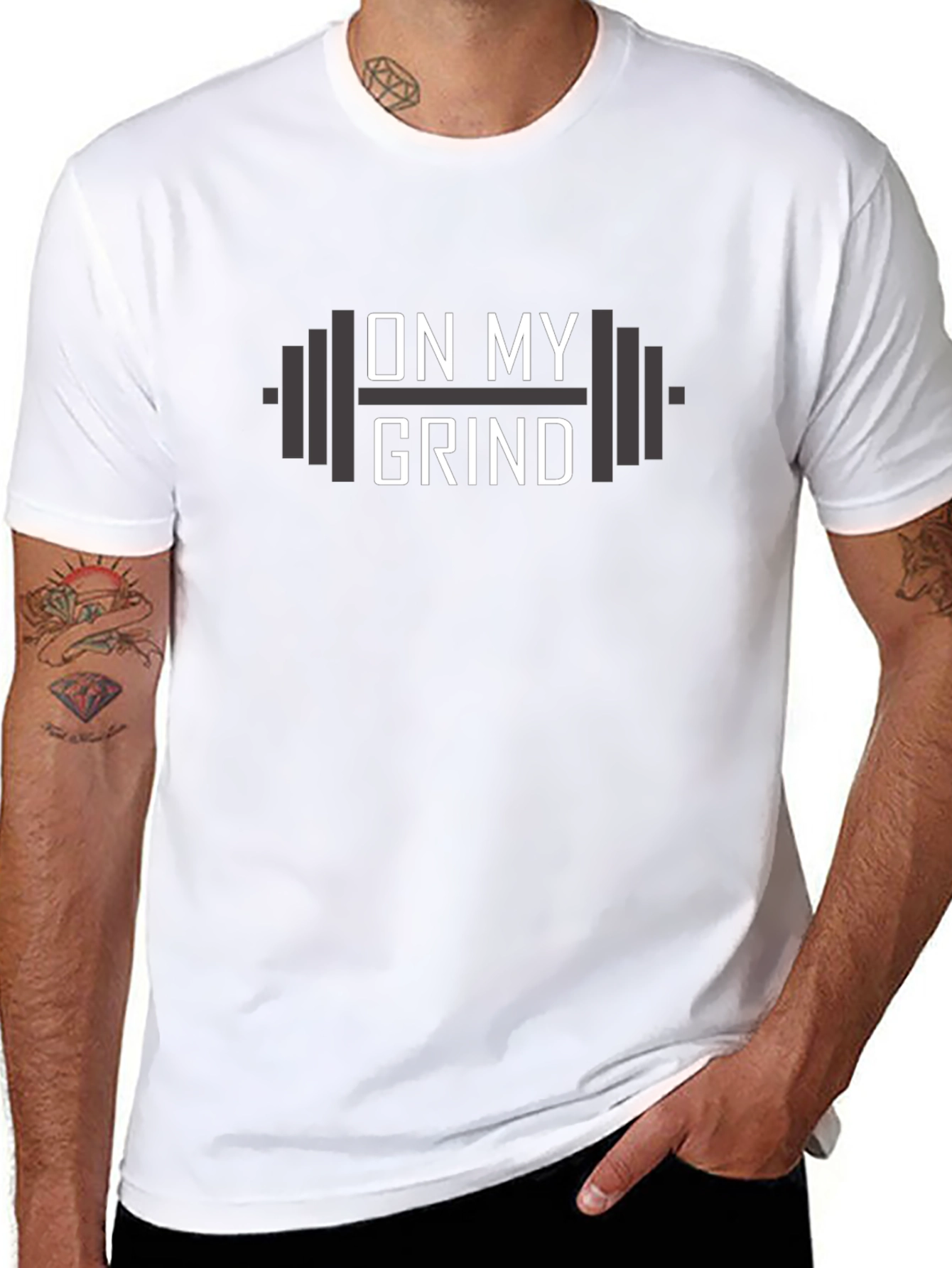 On My Grind Gym T-Shirt - Fitness Motivation Tee