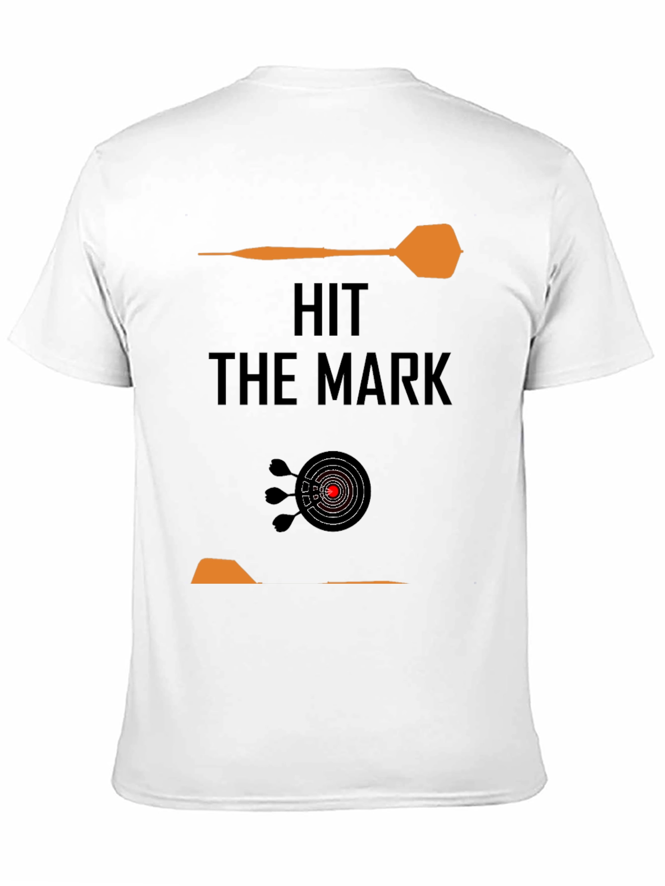 Hit the Mark Graphic Tee - Dartboard Design
