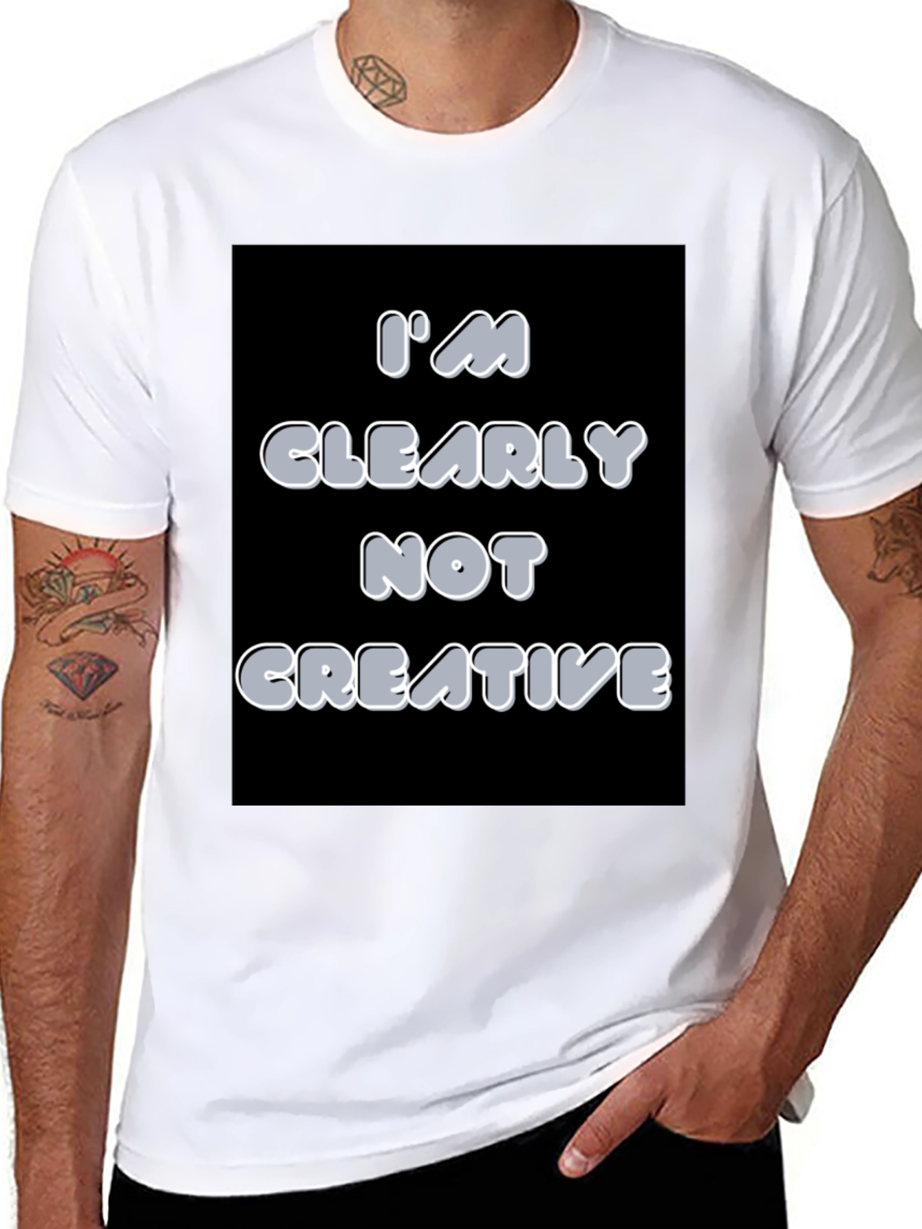 Im Clearly Not Creative Graphic T-Shirt