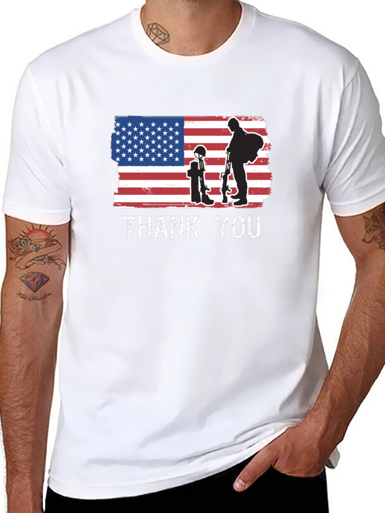 Thank You American Flag T-Shirt