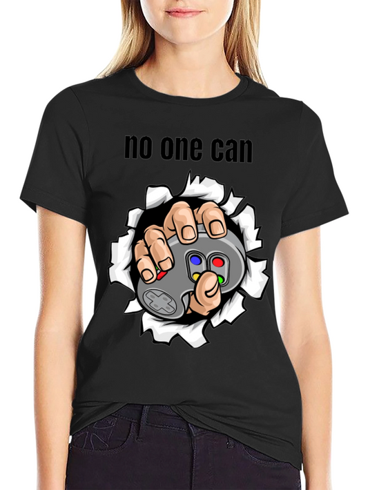 Gamer No One Can T-Shirt - Controller Graphic
