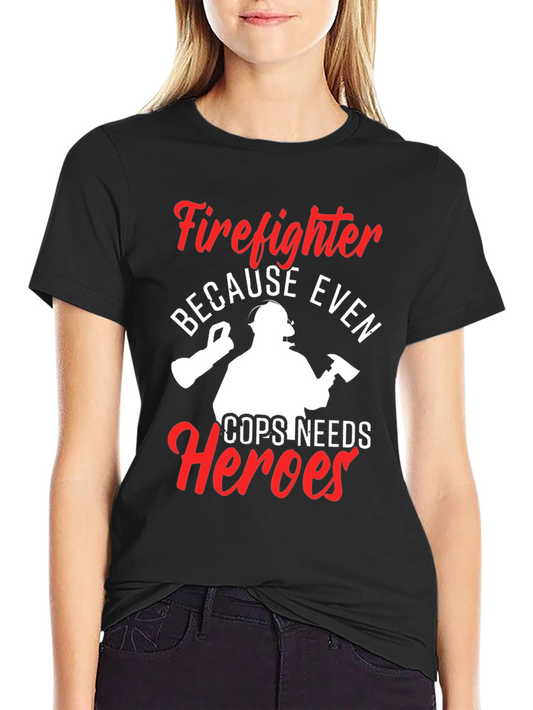 Firefighter Hero Graphic Tee