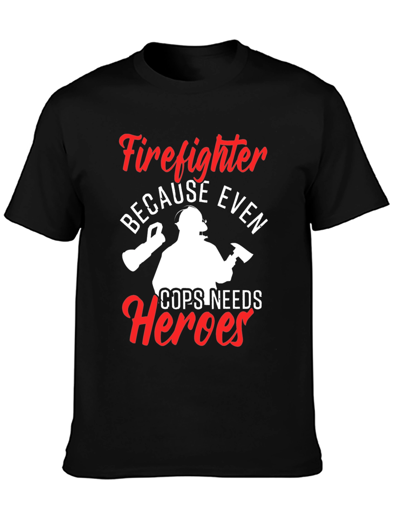 Firefighter Hero Graphic Tee