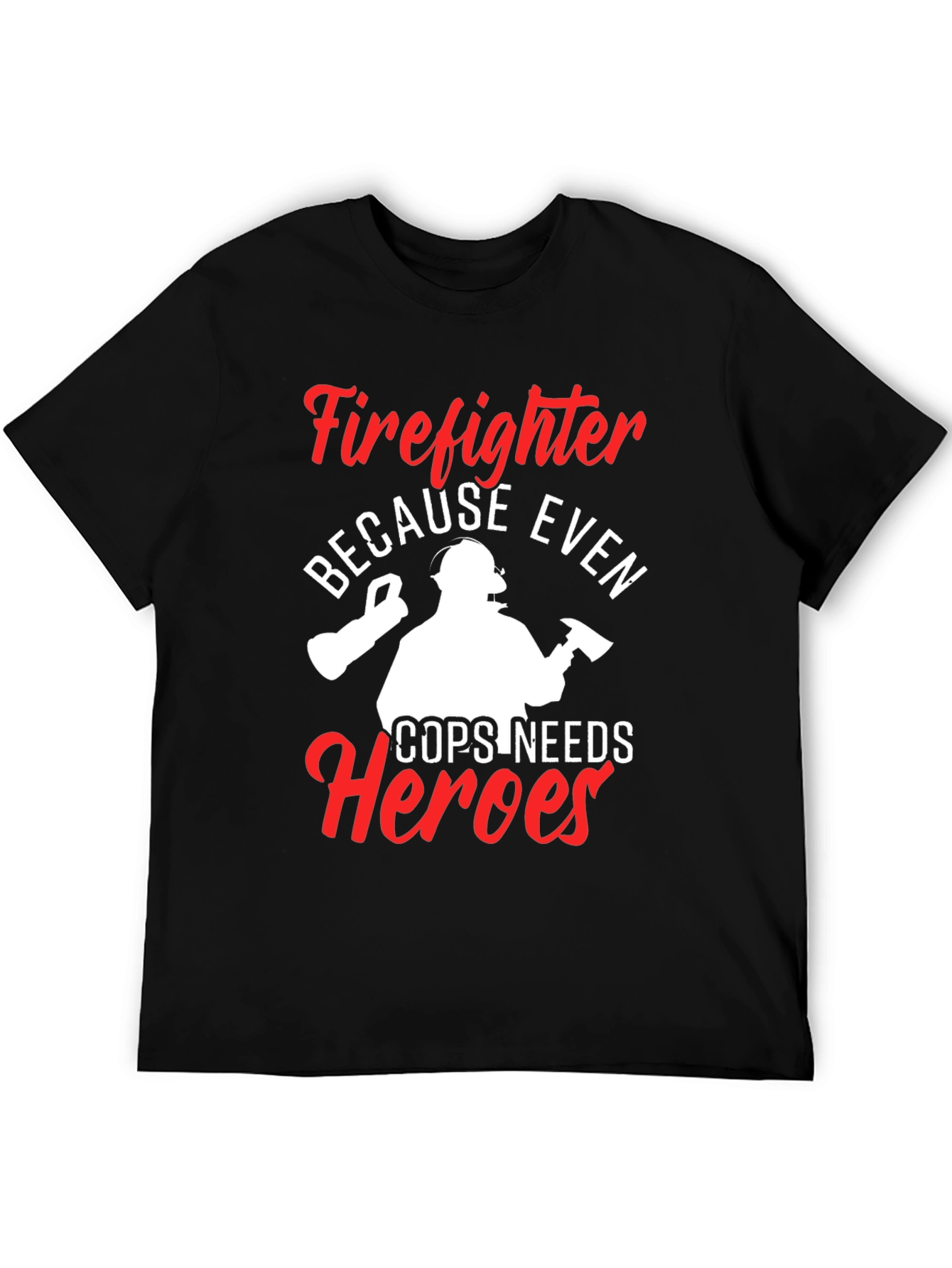 Firefighter Hero Graphic Tee
