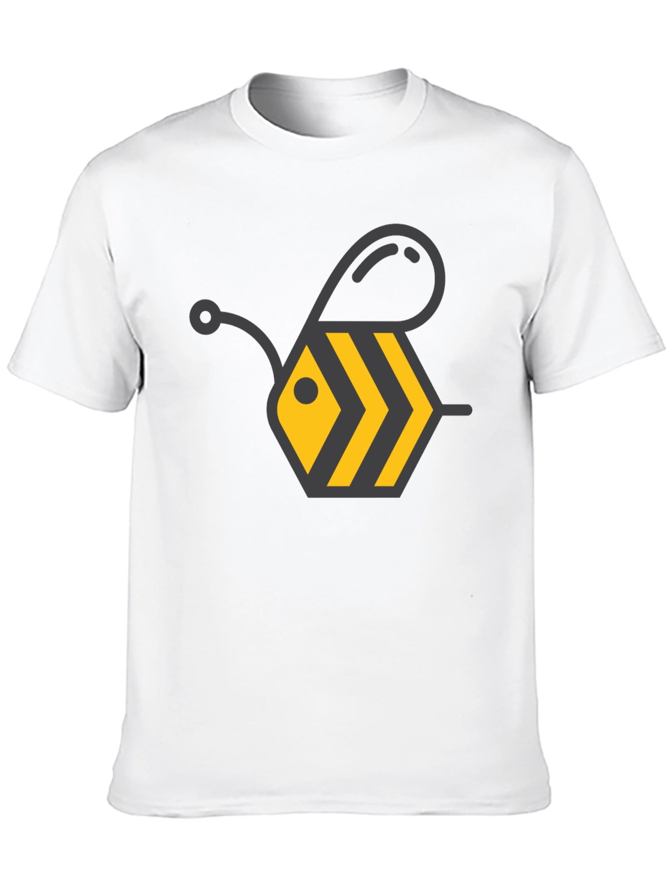Bee Graphic Black T-Shirt - Stylish Casual Wear