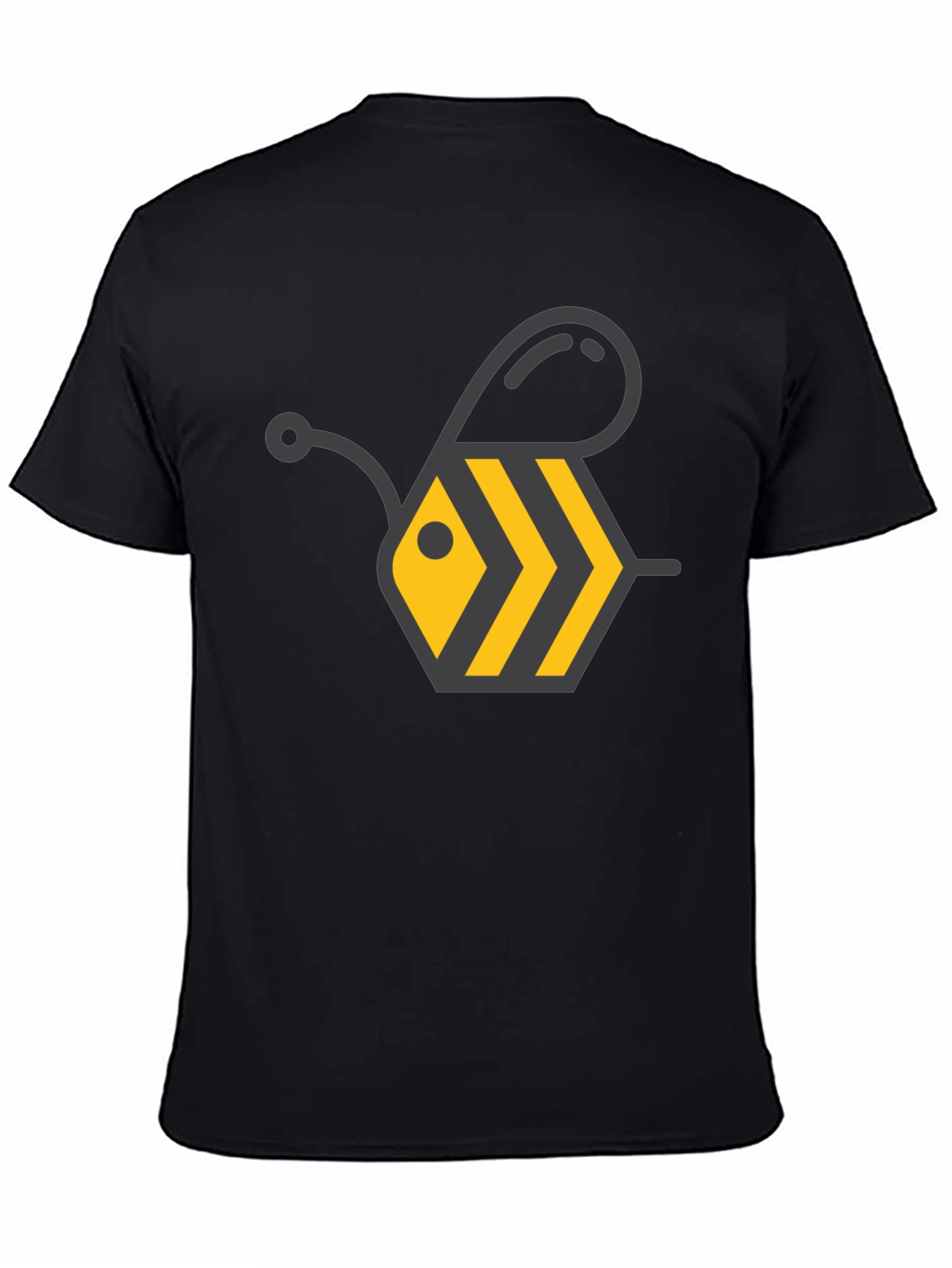 Bee Graphic Black T-Shirt - Stylish Casual Wear
