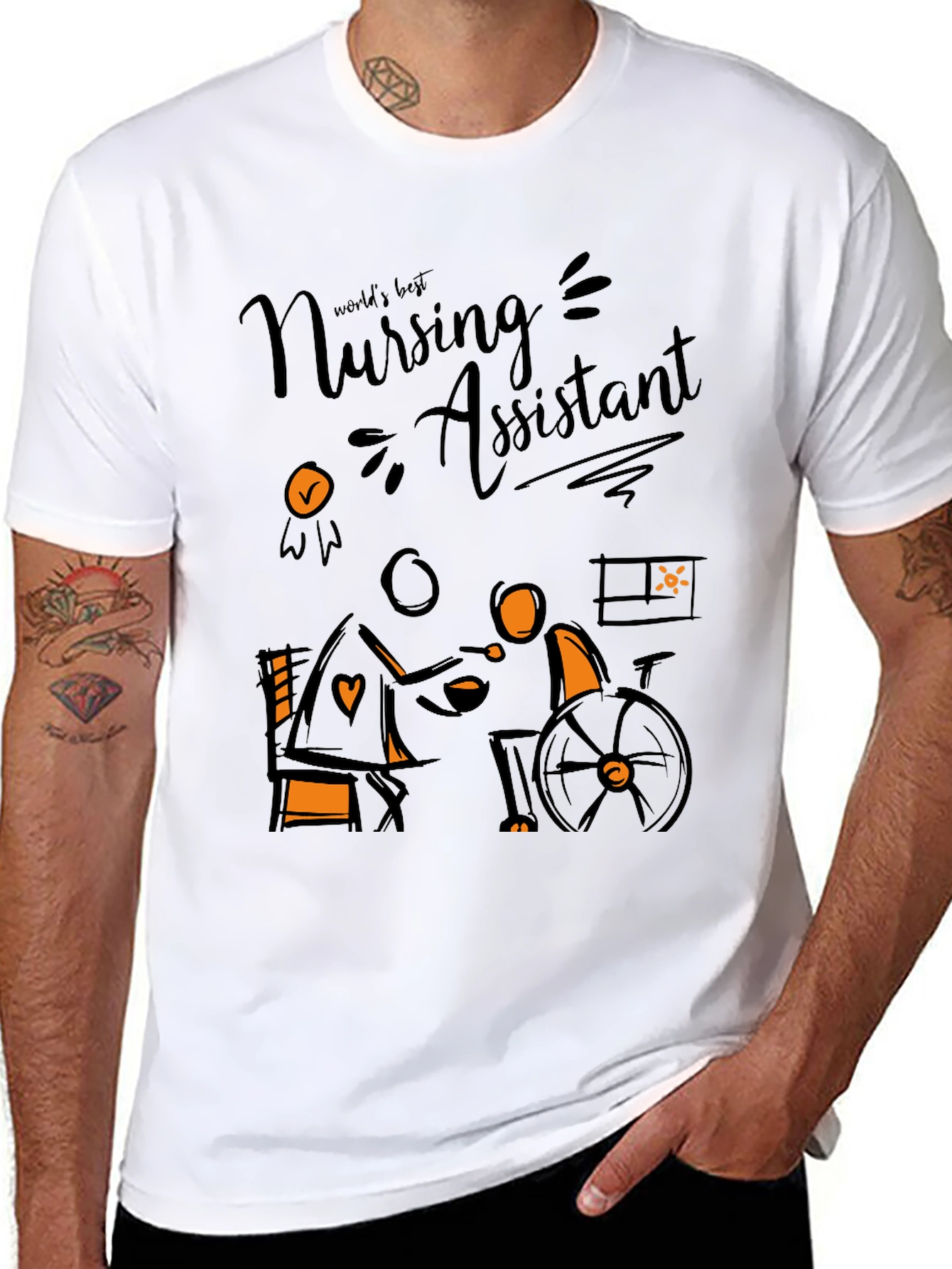 Nursing Assistant Graphic Tee - Caregiver Appreciation