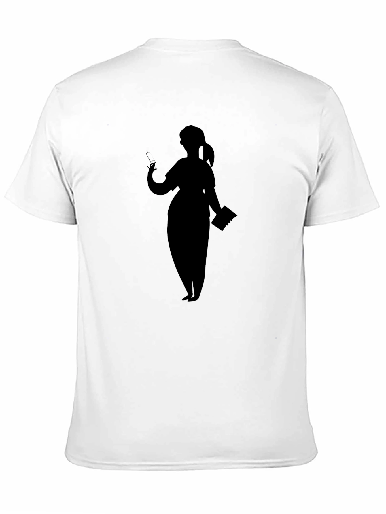 Silhouette Teacher Graphic Tee - Black
