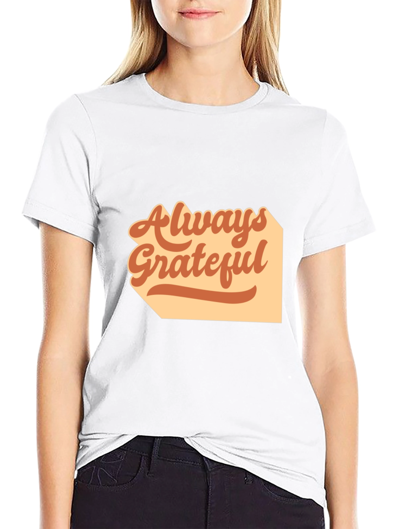 Always Grateful Graphic Tee - Retro Style