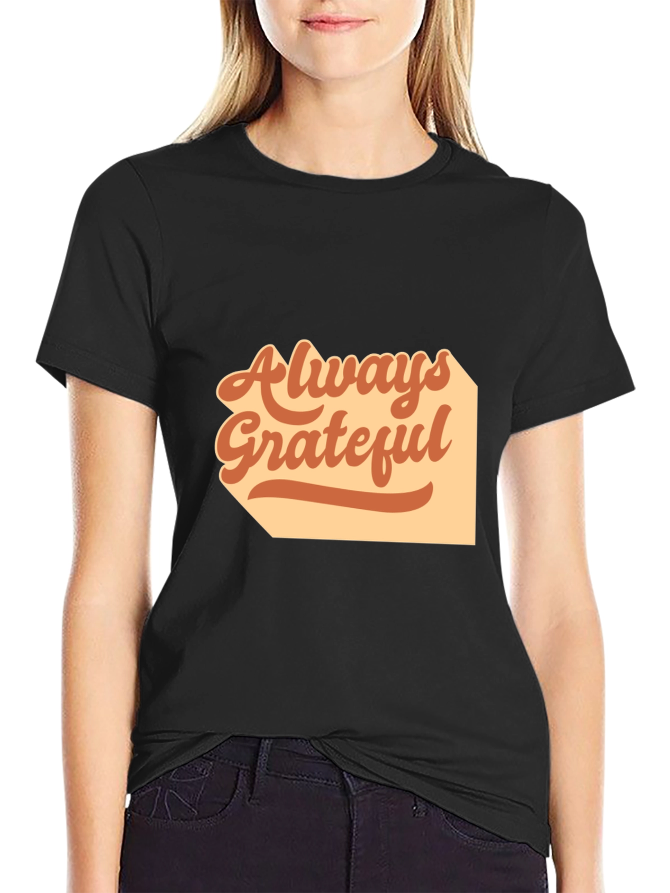 Always Grateful Graphic Tee - Retro Style