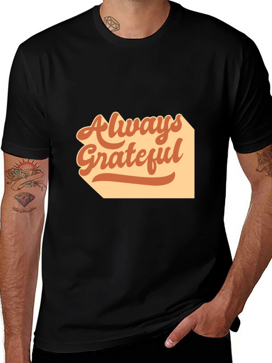 Always Grateful Graphic Tee - Retro Style
