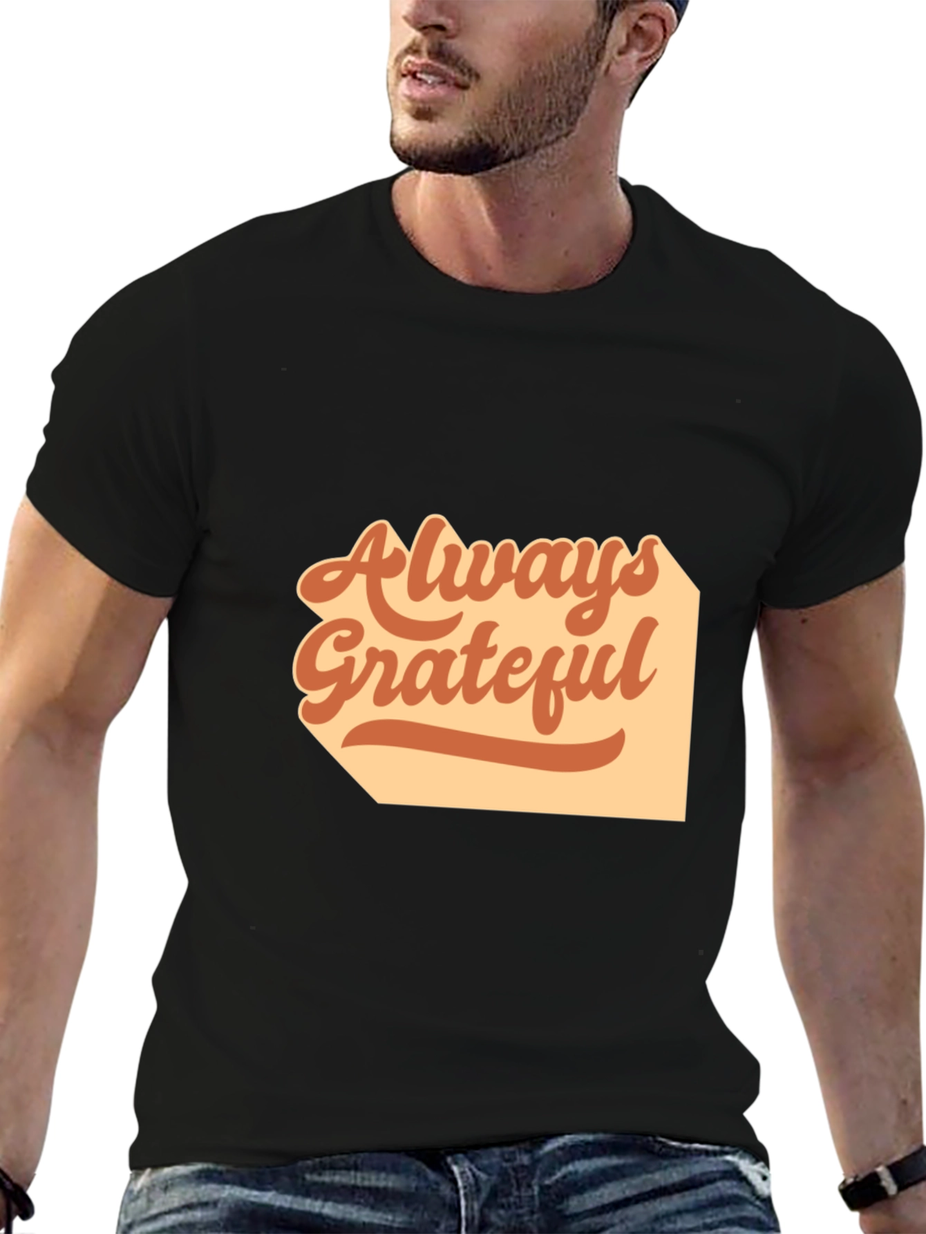 Always Grateful Graphic Tee - Retro Style