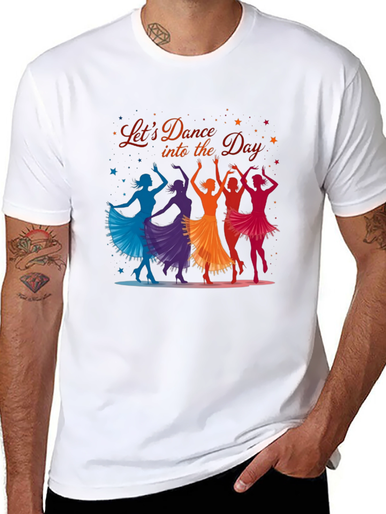Lets Dance Into the Day Graphic T-Shirt