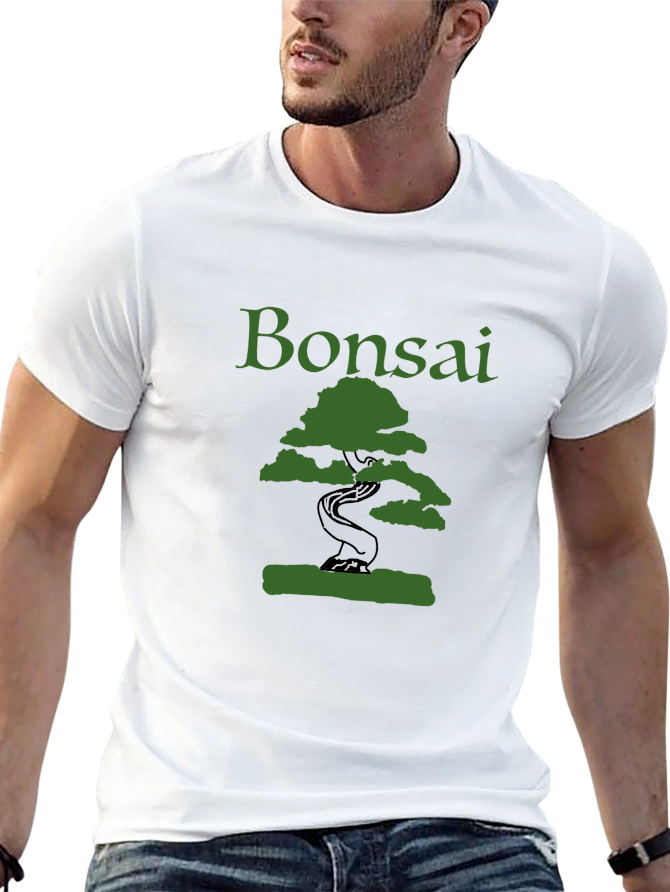 Bonsai Tree Graphic Tee - Casual Style