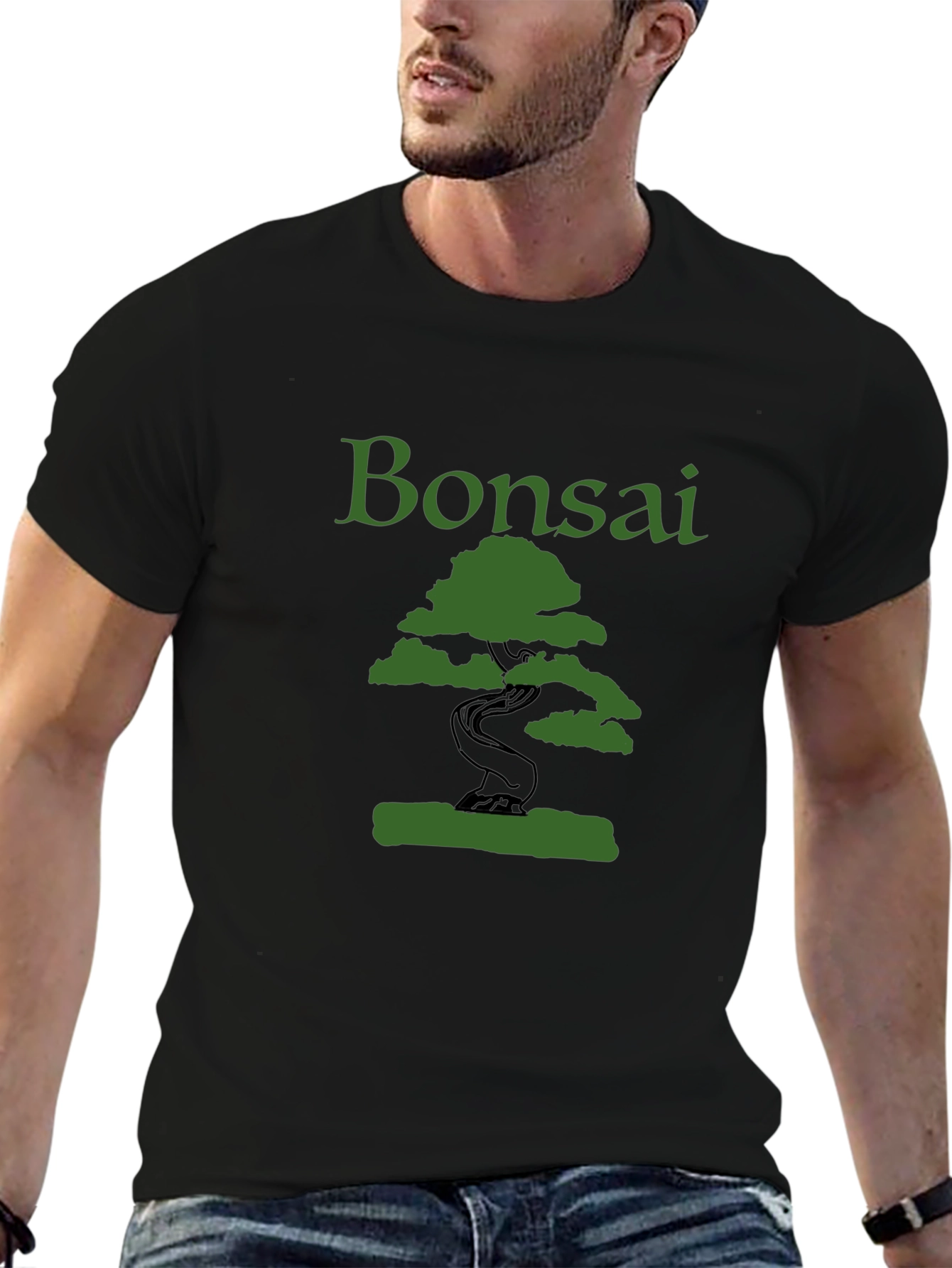 Bonsai Tree Graphic Tee - Casual Style