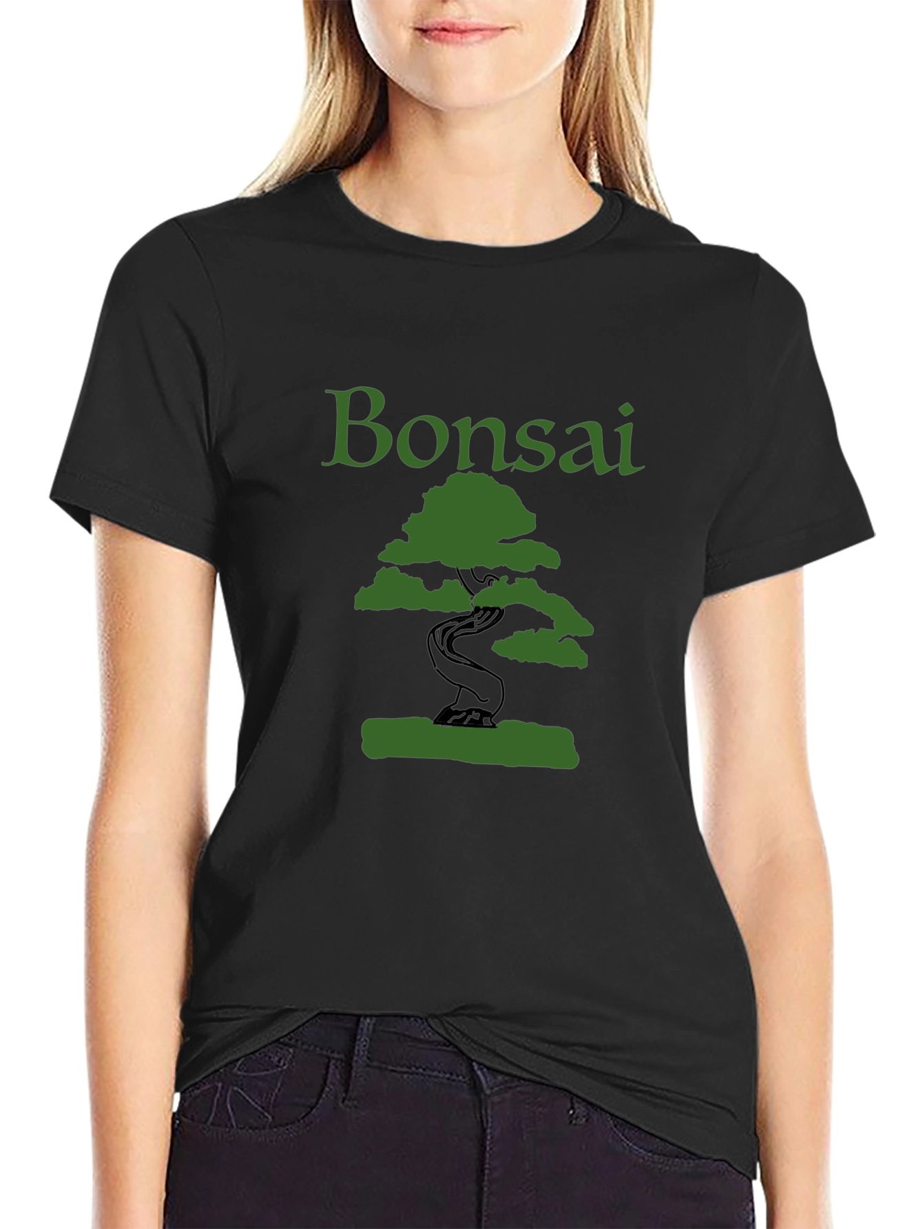 Bonsai Tree Graphic Tee - Casual Style