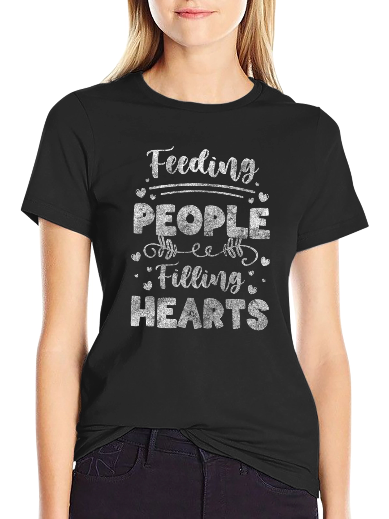 Feeding People Filling Hearts T-Shirt