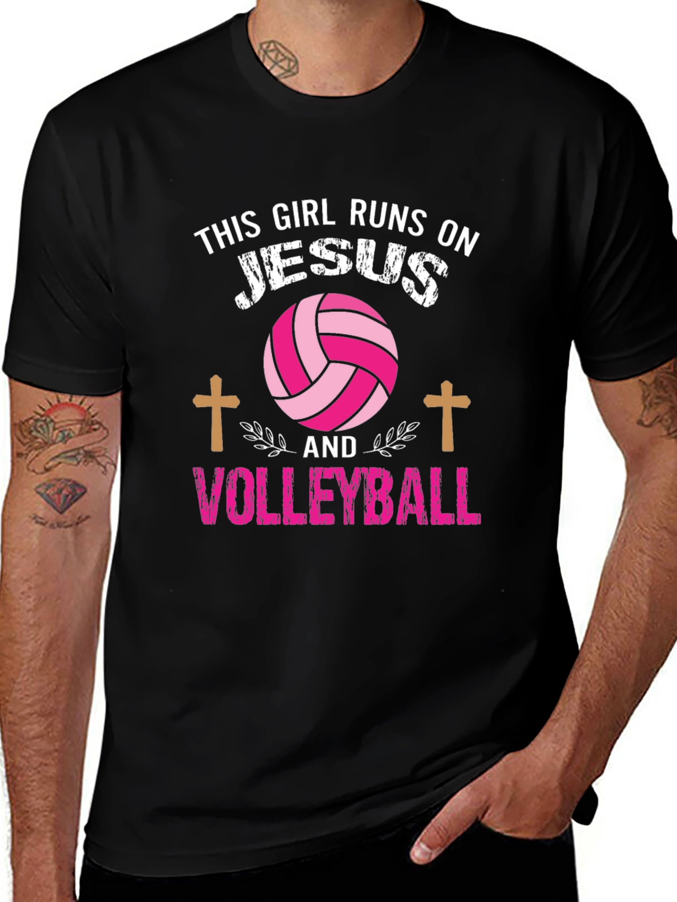 Jesus and Volleyball T-Shirt