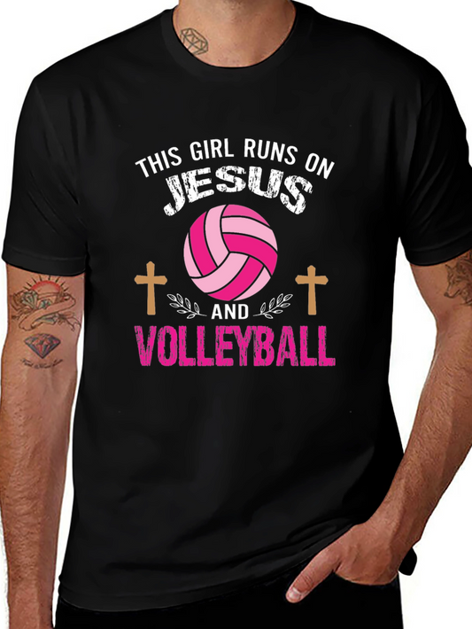 Jesus and Volleyball T-Shirt