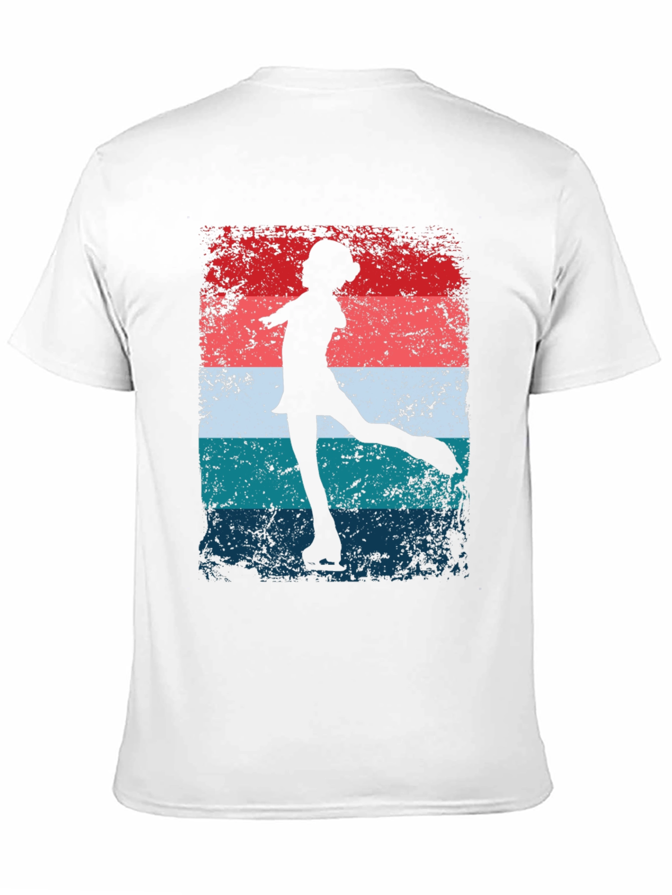 Figure Skater Graphic Tee - Retro Style