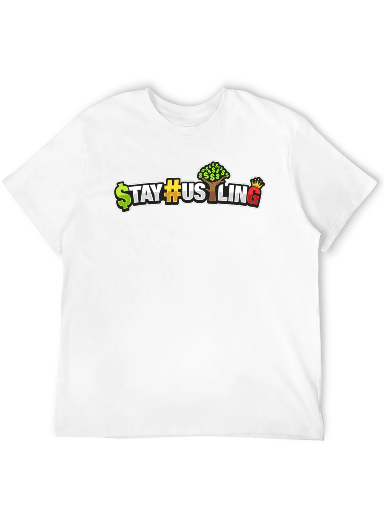 Stay Hustling Graphic Tee - Black