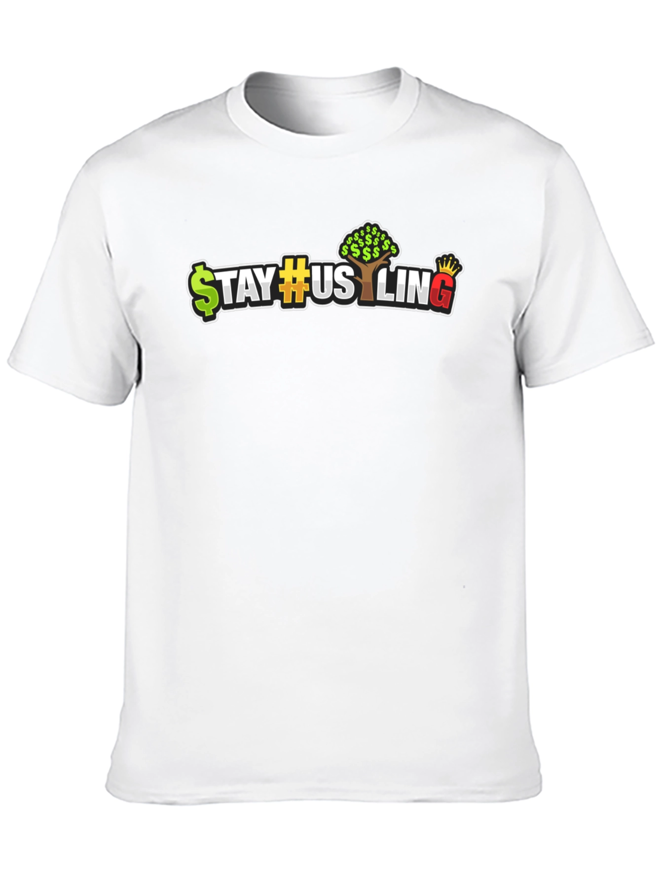 Stay Hustling Graphic Tee - Black