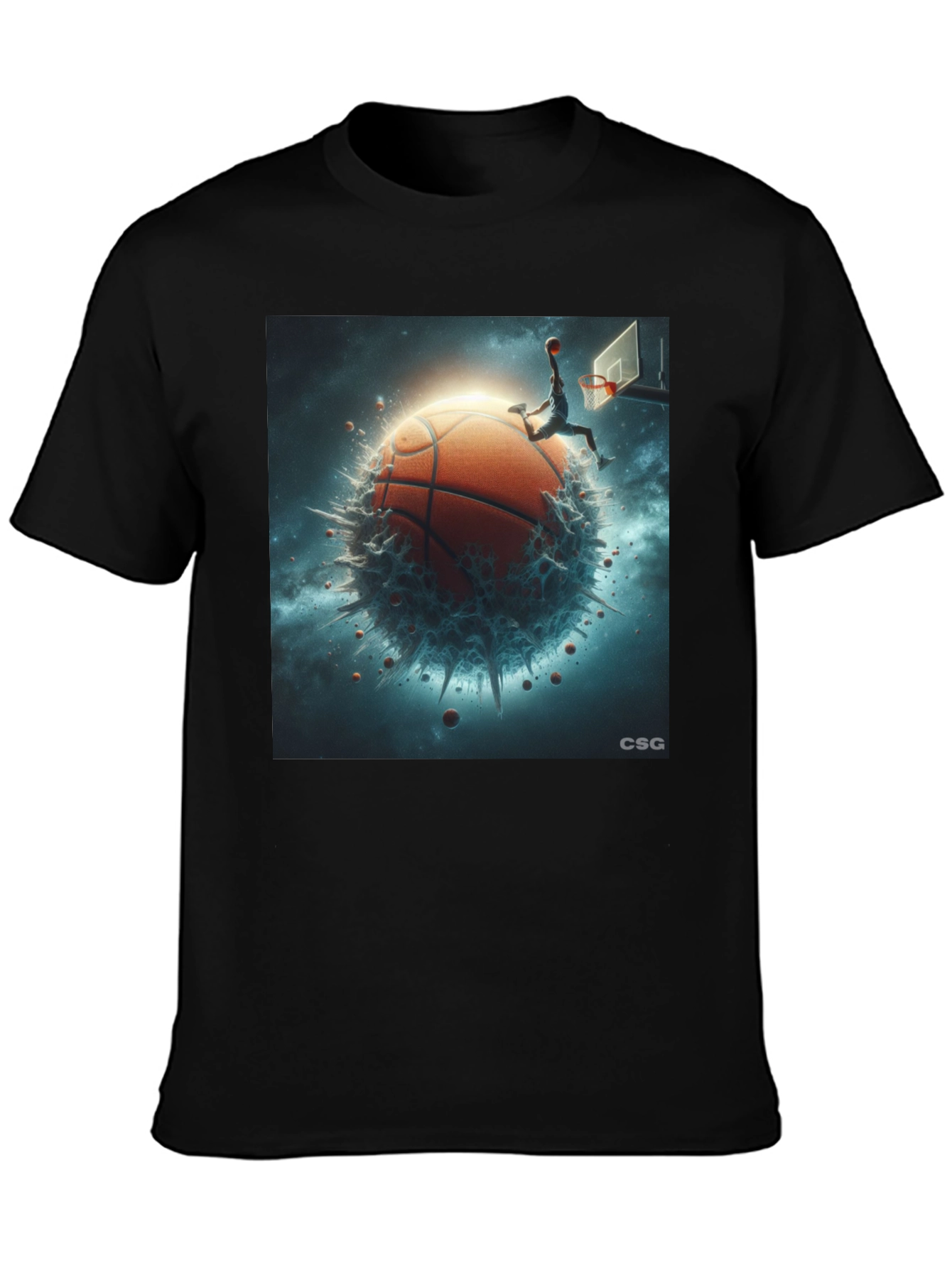 Basketball Planet Graphic T-Shirt