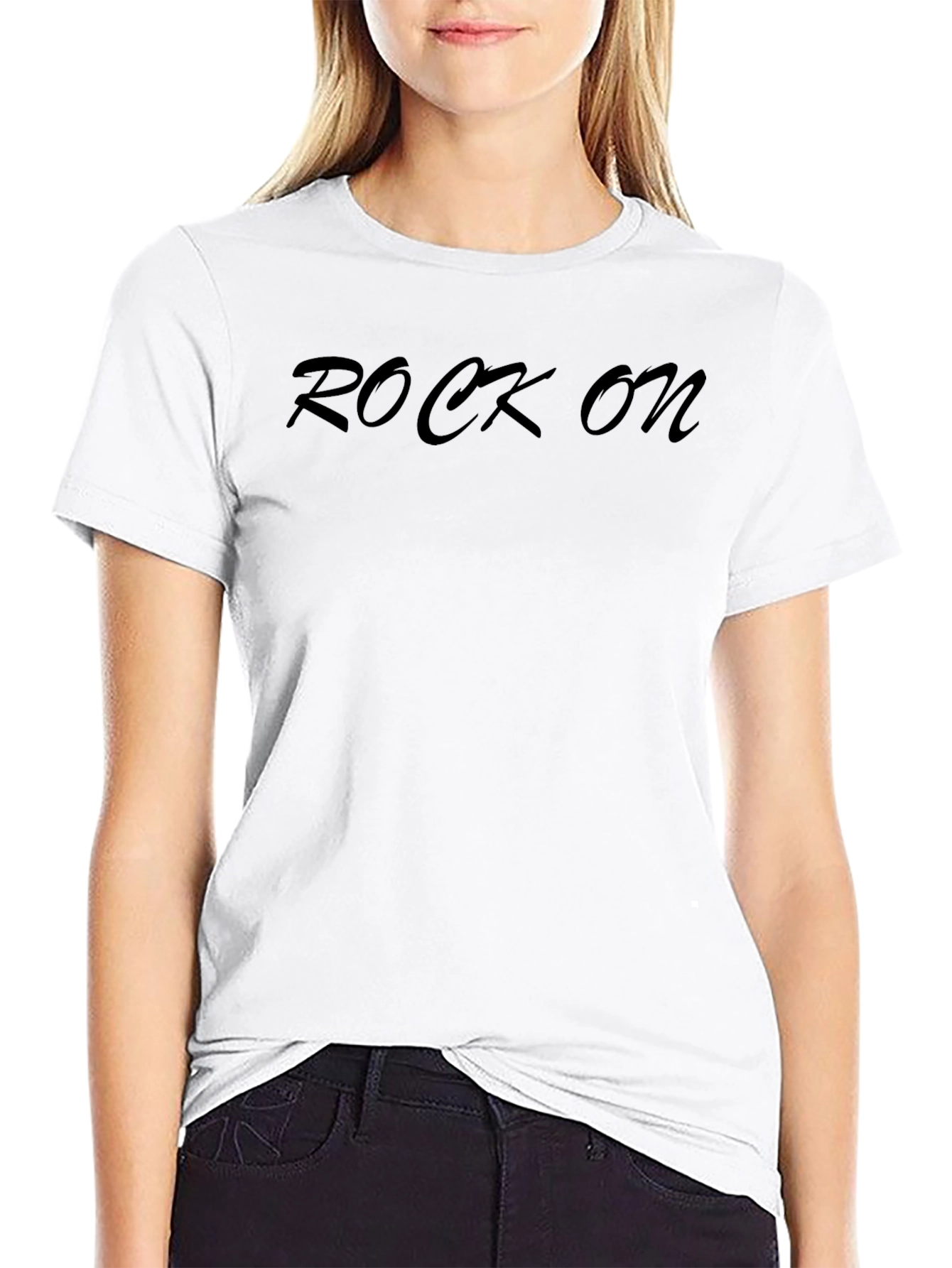 Rock On Graphic Tee - Classic Black T-Shirt