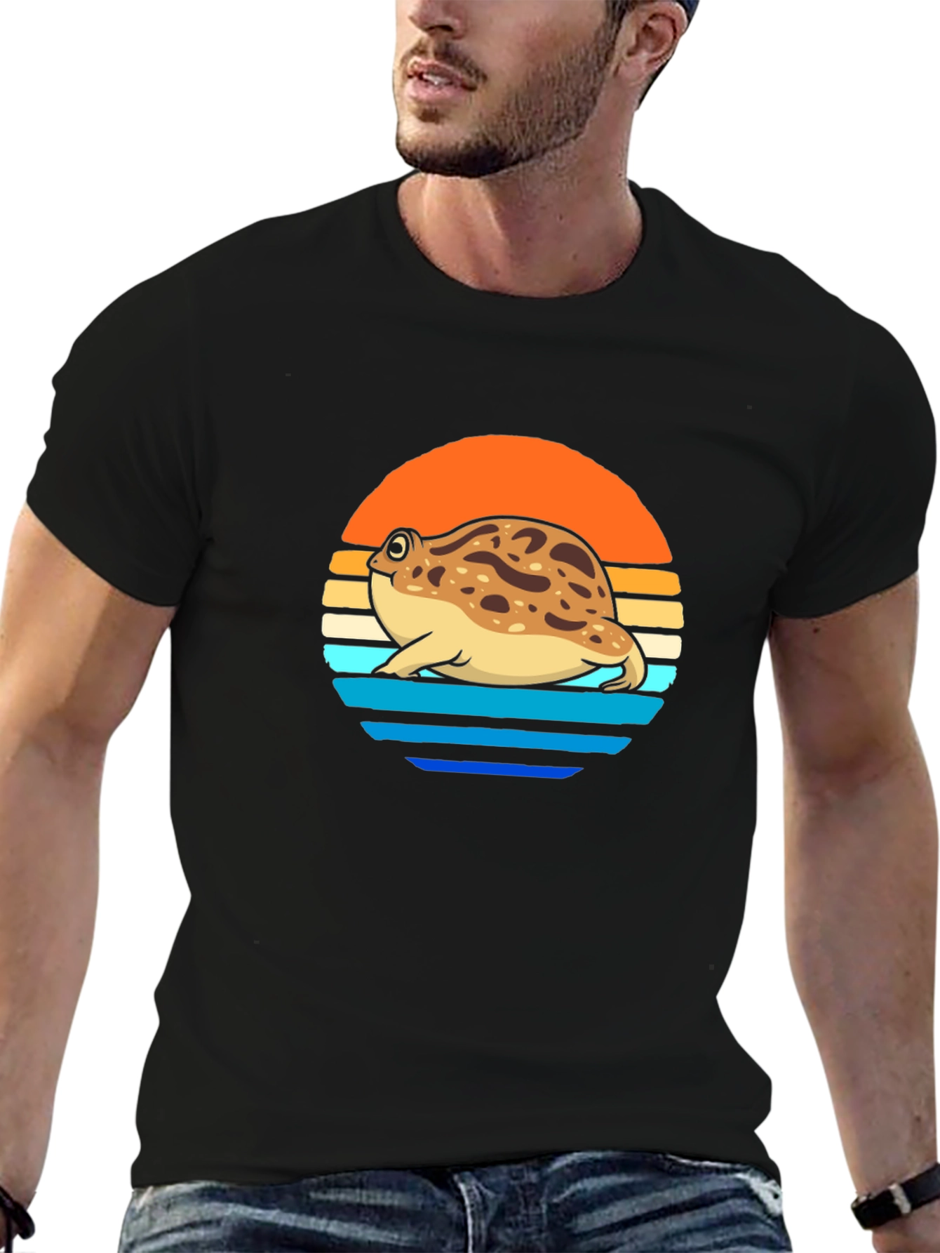 Tomato Frog Sunset T-Shirt