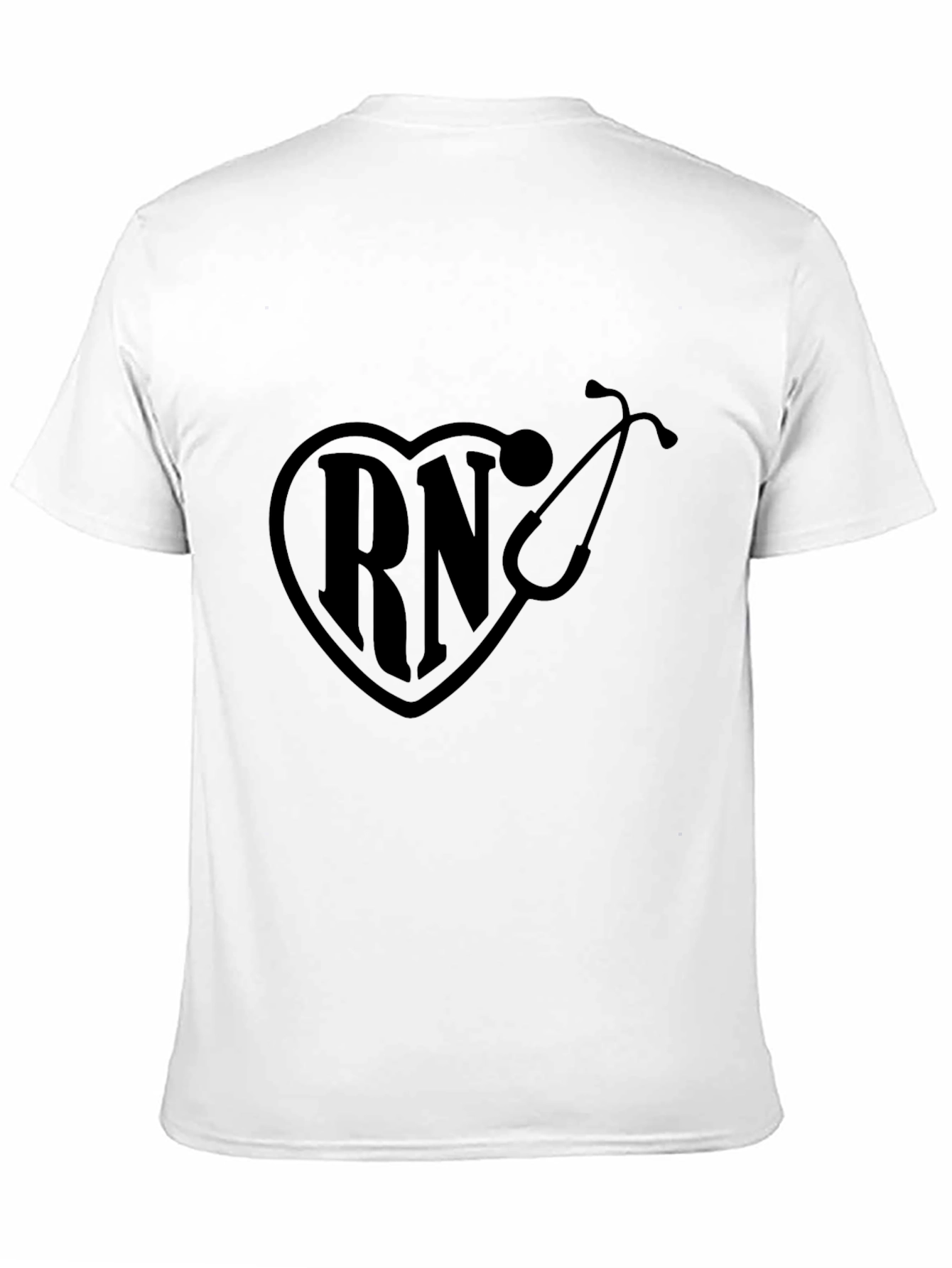 RN Heartbeat Stethoscope Graphic Tee