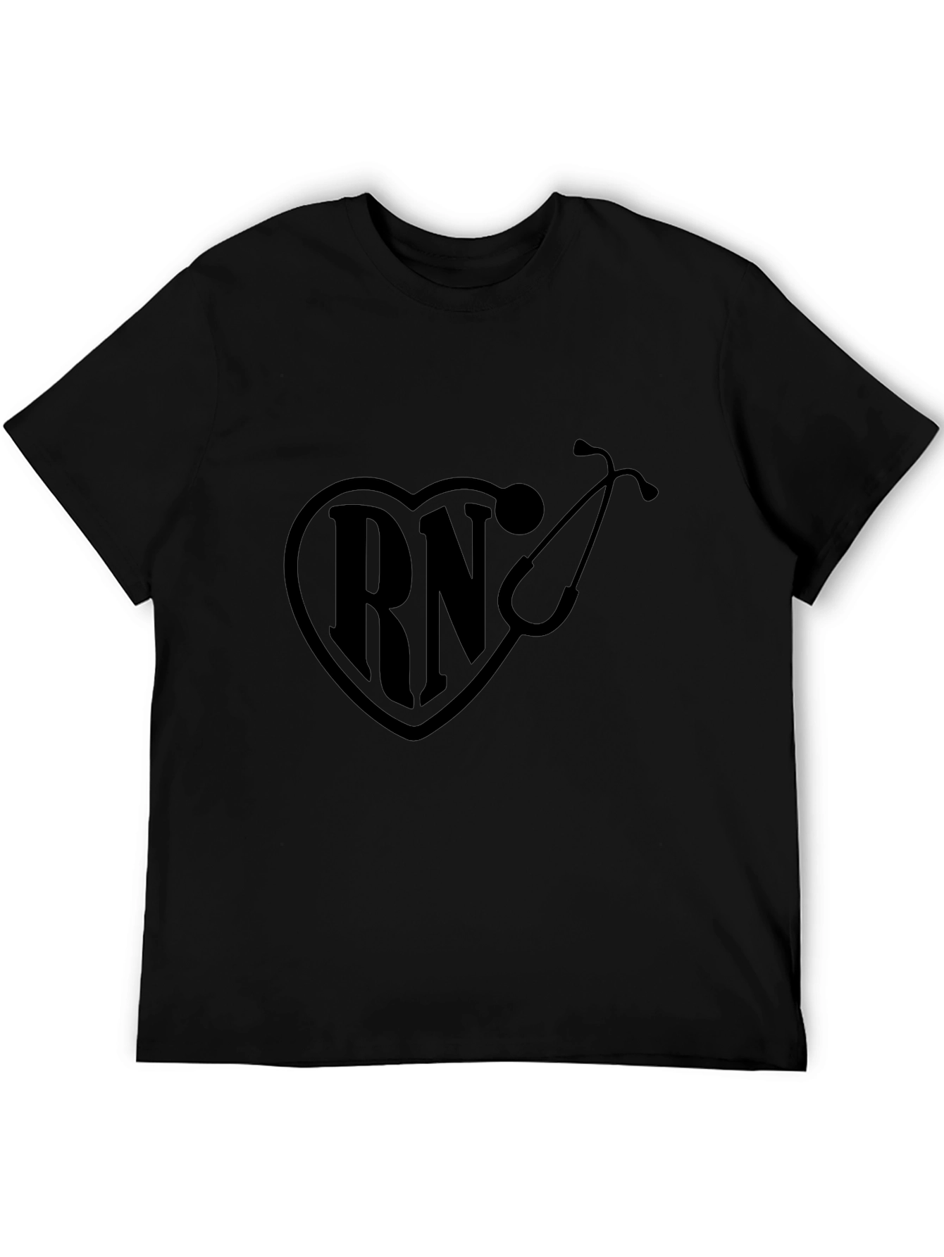 RN Heartbeat Stethoscope Graphic Tee