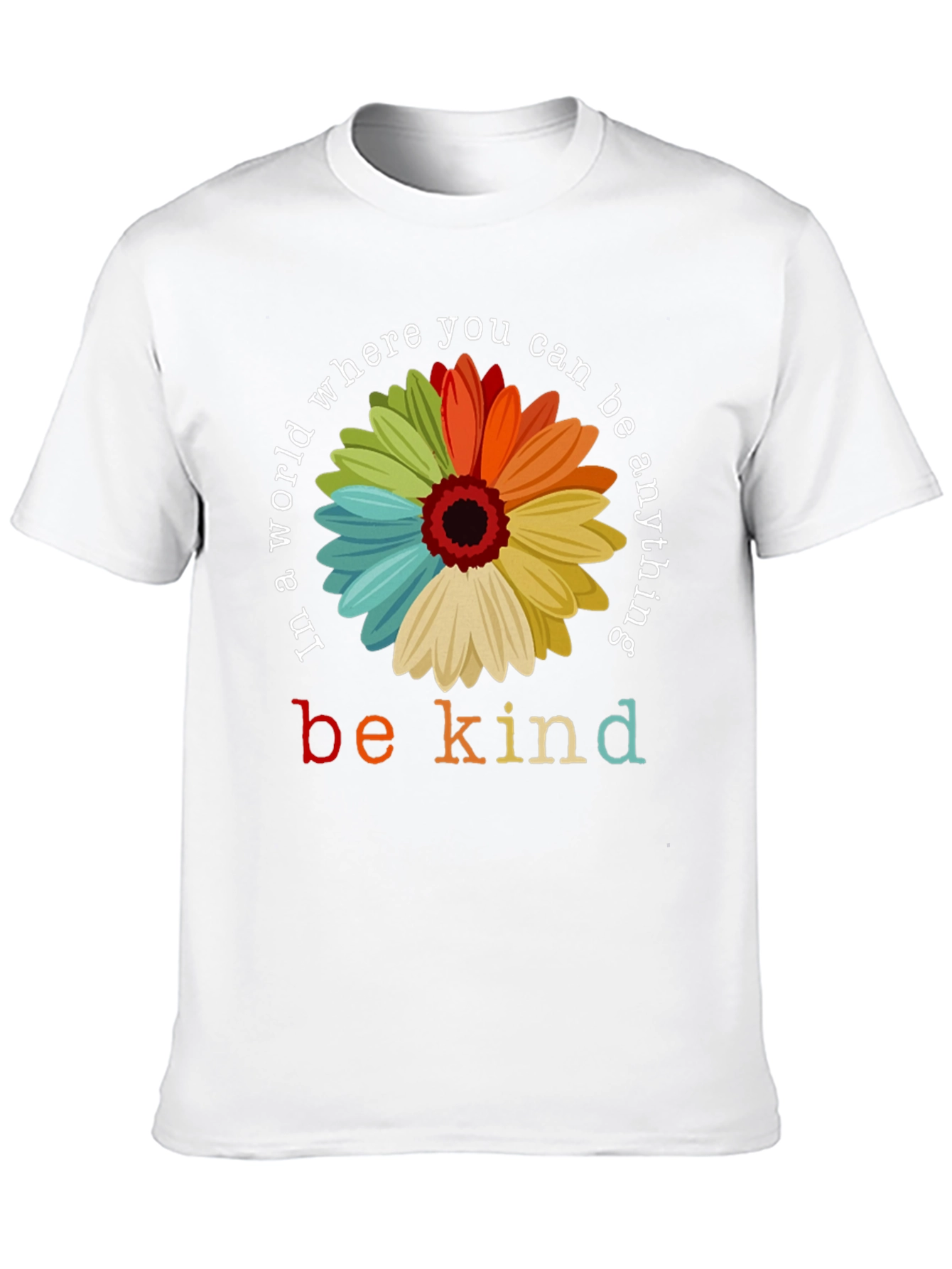 Be Kind Floral Graphic T-Shirt