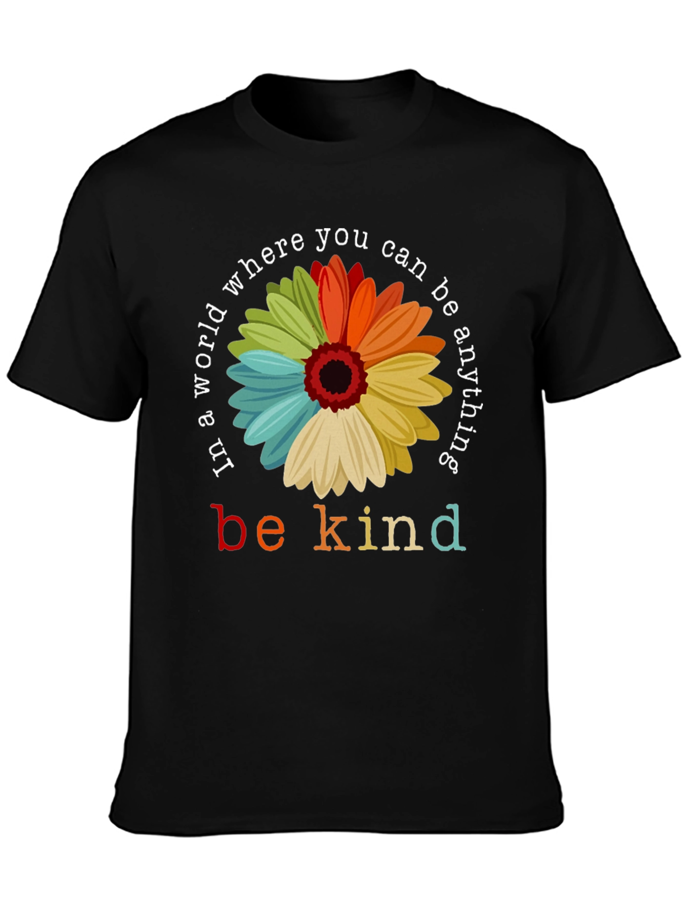 Be Kind Floral Graphic T-Shirt