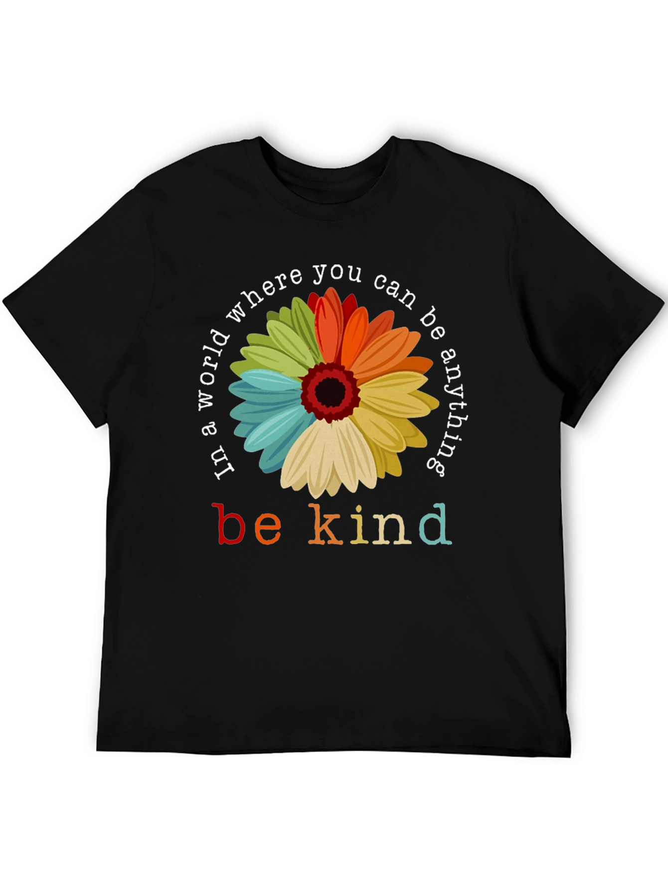 Be Kind Floral Graphic T-Shirt