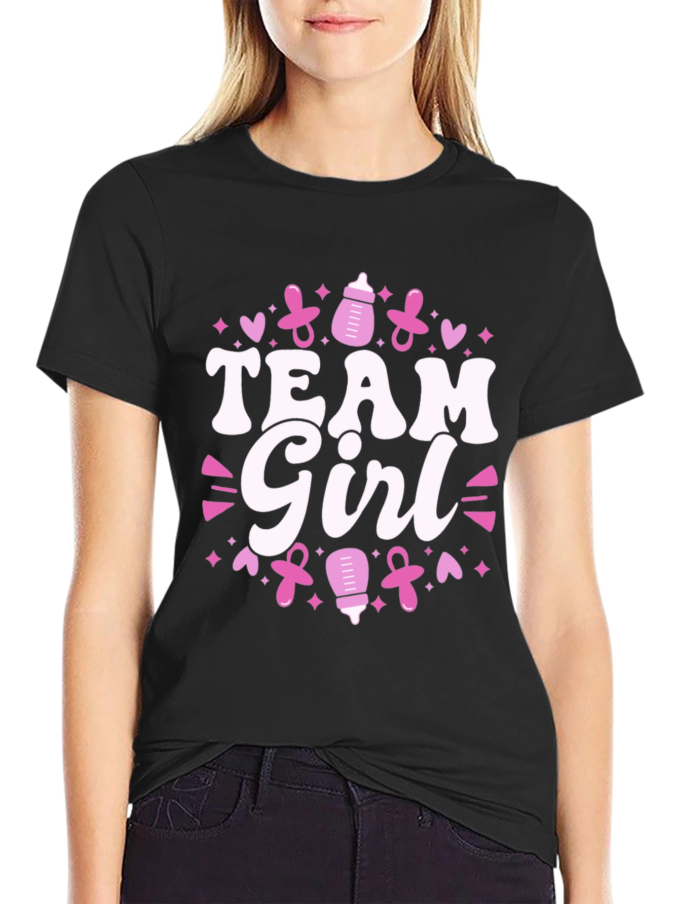 Team Girl Gender Reveal T-Shirt