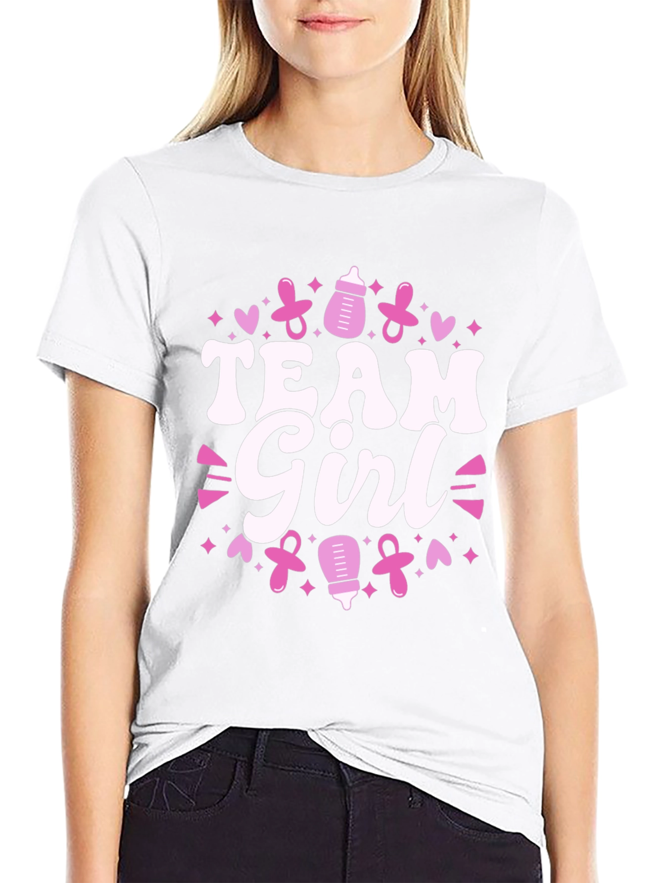 Team Girl Gender Reveal T-Shirt