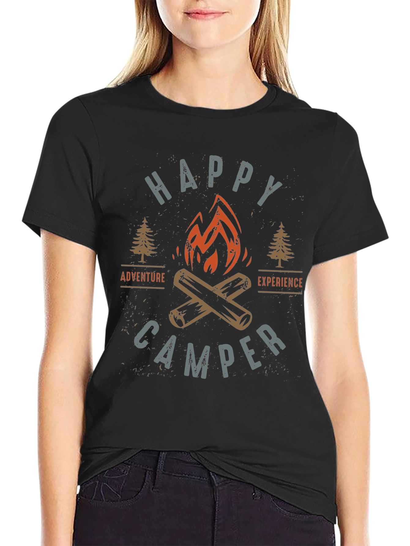 Happy Camper Graphic Tee - Adventure Experience