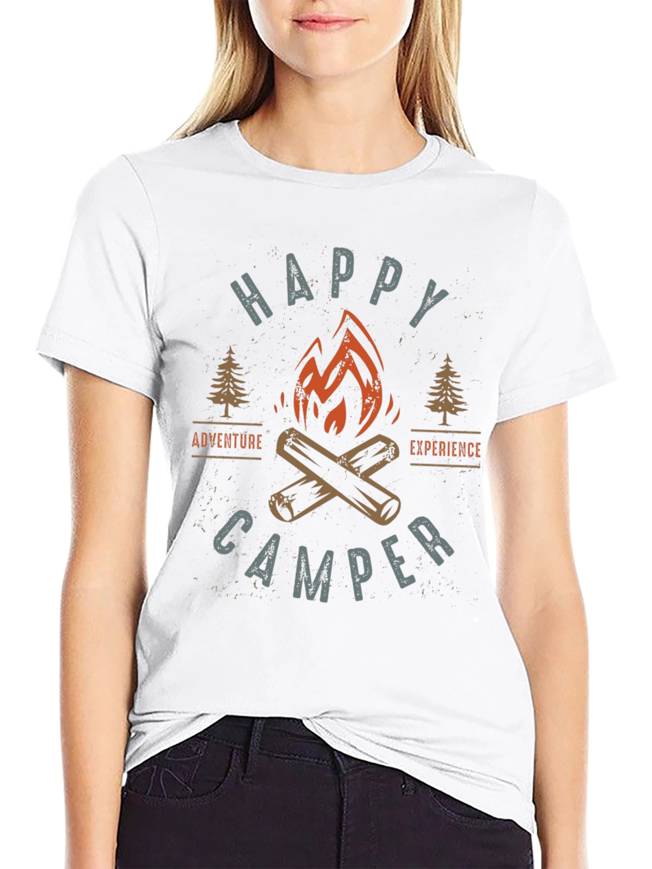 Happy Camper Graphic Tee - Adventure Experience